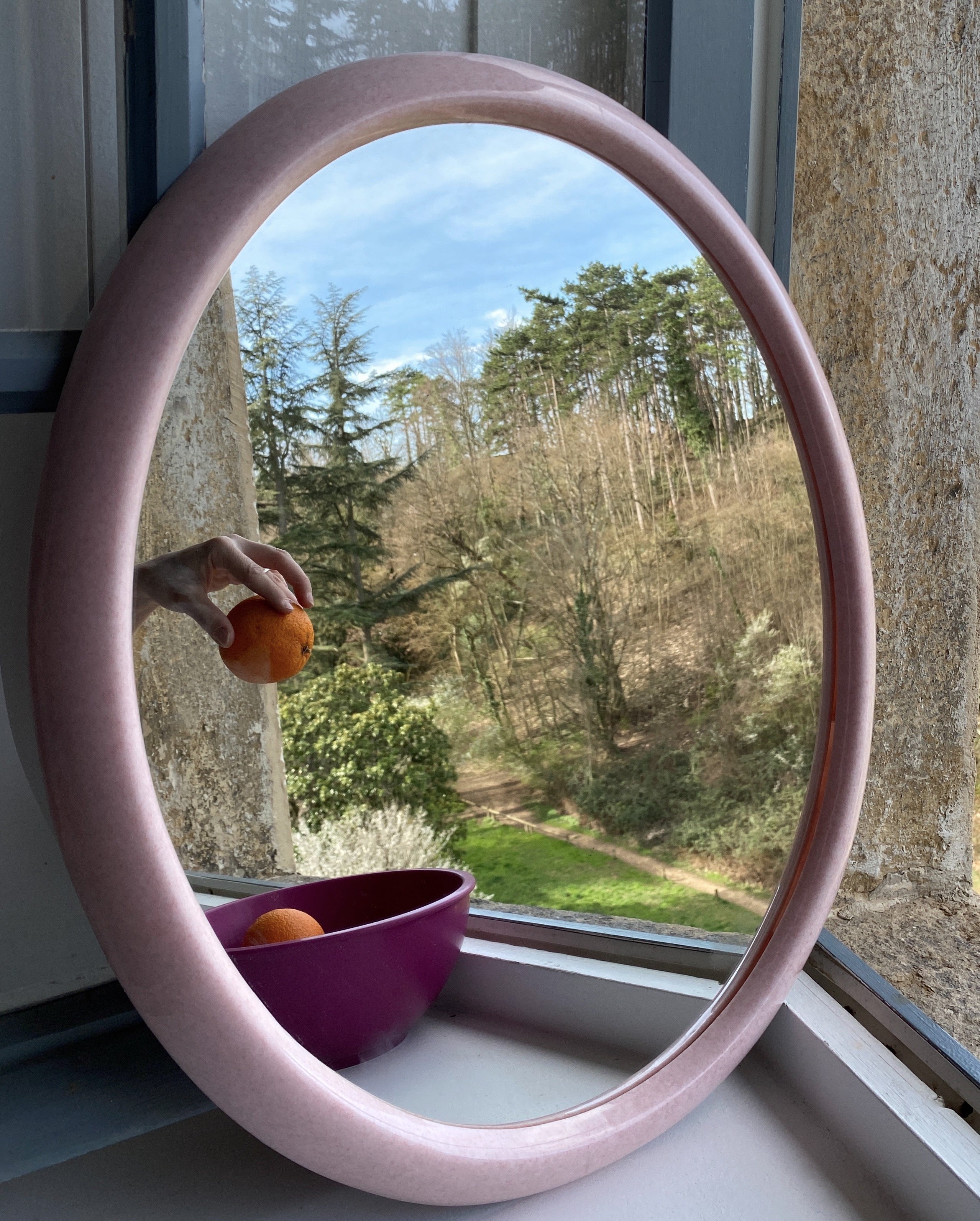 Miroir rose