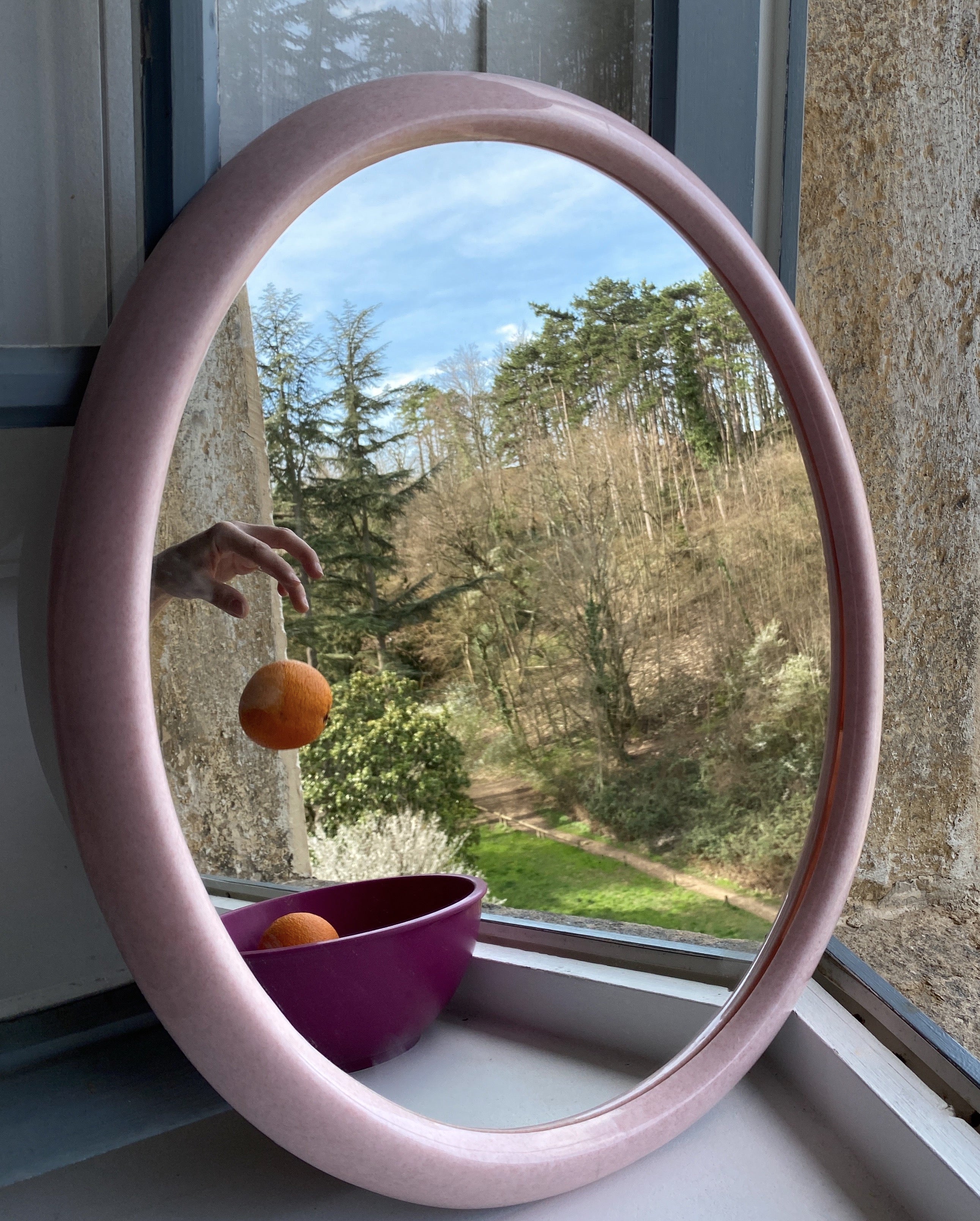 Miroir rose